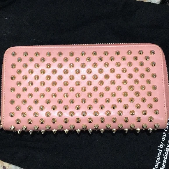 Christian Louboutin Pink and Gold Wallet - Picture 5 of 9